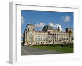 Front View of the Reichstag Building, Berlin, Germany-null-Framed Photographic Print