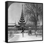 Front View of the Royal Palace, Mandalay, Burma, 1908-null-Framed Stretched Canvas