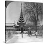 Front View of the Royal Palace, Mandalay, Burma, 1908-null-Stretched Canvas