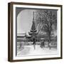 Front View of the Royal Palace, Mandalay, Burma, 1908-null-Framed Photographic Print