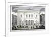 Front View of the Theatre Royal, Drury Lane, Westminster, London, 1812-null-Framed Giclee Print