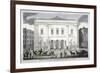 Front View of the Theatre Royal, Drury Lane, Westminster, London, 1812-null-Framed Giclee Print