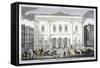 Front View of the Theatre Royal, Drury Lane, Westminster, London, 1812-null-Framed Stretched Canvas