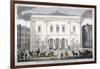 Front View of the Theatre Royal, Drury Lane, Westminster, London, 1812-null-Framed Giclee Print