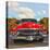 Front View of Vintage 50's Car in America-Salvatore Elia-Stretched Canvas