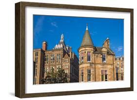 Front View of Vintage Facades in Edinburgh-F.C.G.-Framed Art Print