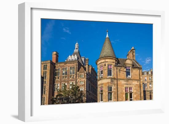 Front View of Vintage Facades in Edinburgh-F.C.G.-Framed Art Print