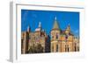 Front View of Vintage Facades in Edinburgh-F.C.G.-Framed Art Print