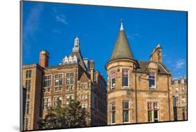 Front View of Vintage Facades in Edinburgh-F.C.G.-Mounted Art Print