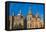 Front View of Vintage Facades in Edinburgh-F.C.G.-Framed Stretched Canvas