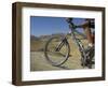 Front Wheel and Frame of Mountain Bicycle in the Mount Sodom International Mountain Bike Race-Eitan Simanor-Framed Photographic Print