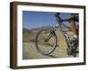 Front Wheel and Frame of Mountain Bicycle in the Mount Sodom International Mountain Bike Race-Eitan Simanor-Framed Photographic Print