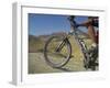 Front Wheel and Frame of Mountain Bicycle in the Mount Sodom International Mountain Bike Race-Eitan Simanor-Framed Photographic Print