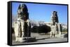 Frontal View of the Colossi of Memnon, Luxor West Bank, Egypt, C1400 Bc-CM Dixon-Framed Stretched Canvas