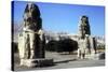 Frontal View of the Colossi of Memnon, Luxor West Bank, Egypt, C1400 Bc-CM Dixon-Stretched Canvas