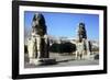 Frontal View of the Colossi of Memnon, Luxor West Bank, Egypt, C1400 Bc-CM Dixon-Framed Photographic Print