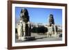 Frontal View of the Colossi of Memnon, Luxor West Bank, Egypt, C1400 Bc-CM Dixon-Framed Photographic Print