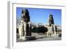 Frontal View of the Colossi of Memnon, Luxor West Bank, Egypt, C1400 Bc-CM Dixon-Framed Photographic Print