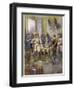 Frontenac Refuses to Surrender Quebec to the English-Henry Sandham-Framed Photographic Print