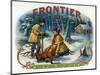 Frontier Brand Cigar Box Label-Lantern Press-Mounted Art Print