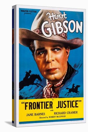 Frontier Justice, Hoot Gibson, 1936-null-Stretched Canvas