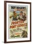 Frontier Pony Express, Roy Rogers, Mary Hart, 1939-null-Framed Art Print