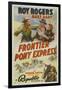 Frontier Pony Express, Roy Rogers, Mary Hart, 1939-null-Framed Art Print