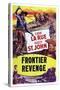 Frontier Revenge, Lash La Rue, Fuzzy St. John, Peggy Stewart, 1948-null-Stretched Canvas