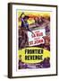 Frontier Revenge, Lash La Rue, Fuzzy St. John, Peggy Stewart, 1948-null-Framed Art Print