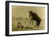 Frontiers Day Rodeo At Cheyenne, Wyoming-null-Framed Art Print