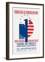 Frontiers of American Art: National Exhibition-null-Framed Art Print