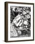 Frontispece to 'Goblin Market and Other Poems' by Christina Rossetti, Engraved by William Morris-Dante Gabriel Rossetti-Framed Giclee Print