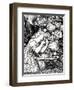 Frontispece to 'Goblin Market and Other Poems' by Christina Rossetti, Engraved by William Morris-Dante Gabriel Rossetti-Framed Premium Giclee Print