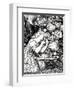 Frontispece to 'Goblin Market and Other Poems' by Christina Rossetti, Engraved by William Morris-Dante Gabriel Rossetti-Framed Premium Giclee Print