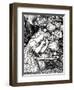 Frontispece to 'Goblin Market and Other Poems' by Christina Rossetti, Engraved by William Morris-Dante Gabriel Rossetti-Framed Giclee Print