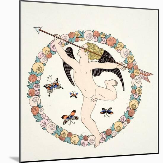 Frontispeice in 'Falbalas and Fanfreluches, Almanach des Modes Présentes, P-Georges Barbier-Mounted Giclee Print