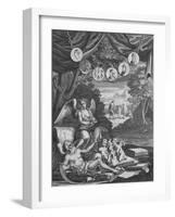 Frontispice, 1724-Francois Morellon la Cave-Framed Giclee Print