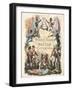 Frontispiece, 'An Historical Account of the Battle of Waterloo' by William Mudford, Engraved by…-George Cruikshank-Framed Giclee Print