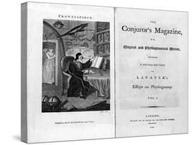 Frontispiece and Titlepage of The Conjuror's Magazine, Pub. 1792-null-Stretched Canvas