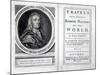Frontispiece and Titlepage to 'Gulliver's Travels' by Jonathan Swift, 1726-English School-Mounted Giclee Print