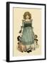 Frontispiece Design, the Queen of the Pirate Isle-Kate Greenaway-Framed Art Print