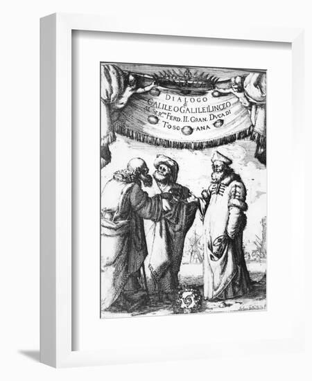 Frontispiece for Dialogue Concerning the Two Chief World Systems-Stephan Joseph-Framed Giclee Print