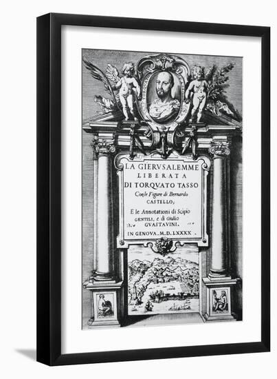 Frontispiece for Jerusalem Delivered, from Genoa Edition-null-Framed Giclee Print