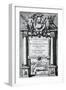 Frontispiece for Jerusalem Delivered, from Genoa Edition-null-Framed Giclee Print