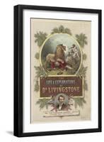 Frontispiece for the Life and Explorations of David Livingstone-null-Framed Giclee Print