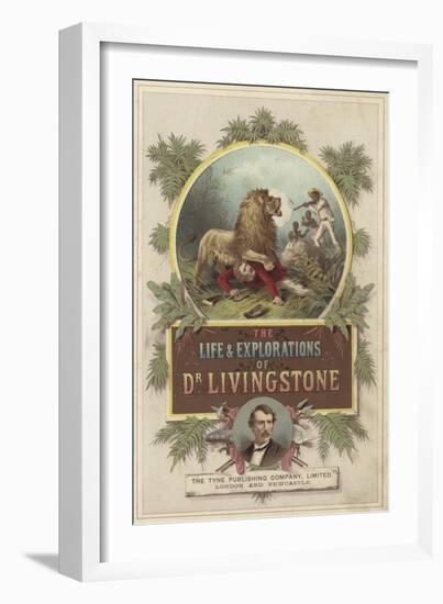 Frontispiece for the Life and Explorations of David Livingstone-null-Framed Giclee Print