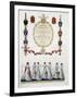 Frontispiece, from 'Ceremonial of the Coronation of His Most Sacred Majesty King George the Fourth'-John Whittaker-Framed Giclee Print