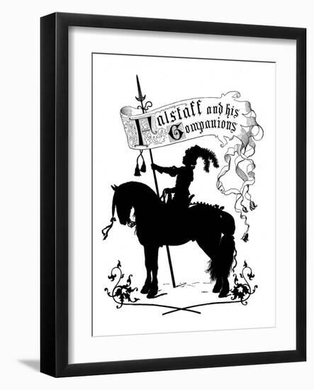 Frontispiece from Falstaff and His Companions-Paul Konewka-Framed Giclee Print