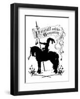 Frontispiece from Falstaff and His Companions-Paul Konewka-Framed Giclee Print