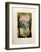 Frontispiece, from 'Songs of Innocence', 1789-William Blake-Framed Giclee Print